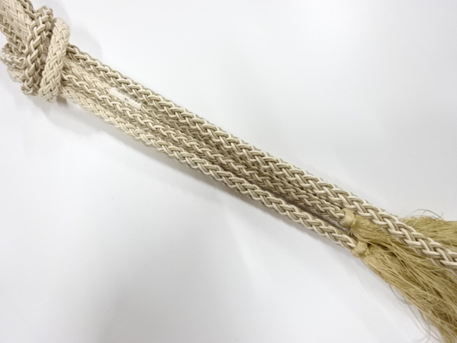 未使用品　正絹　夏手組帯締め